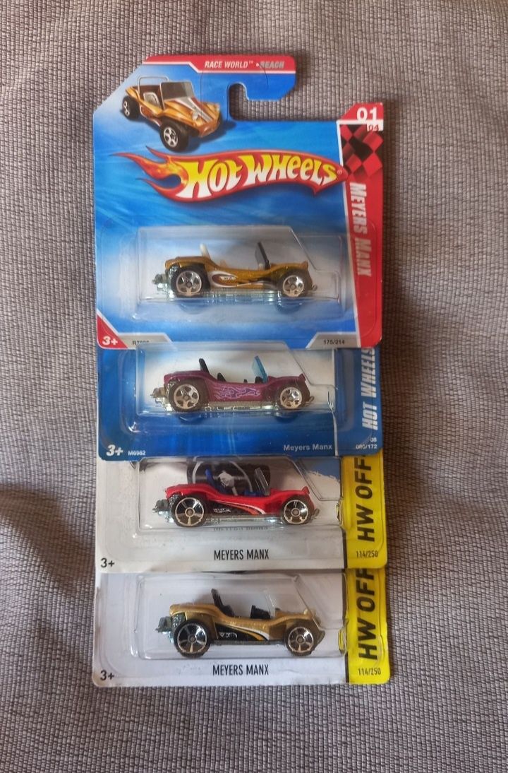 Conjunto 4 meyers Manx hot Wheels
