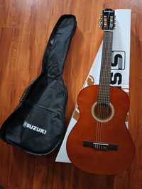 Gitara klasyczna Suzuki SCG-2 4/4 praworęczna jak nowa + pokrowiec
