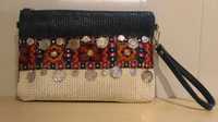 Clutch/Bolsa Tiracolo Rafia