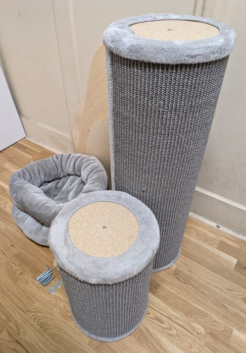 Natural Paradise Drapak Słupek dla Kota Jasmine L Jasnoszary 138cmDuży