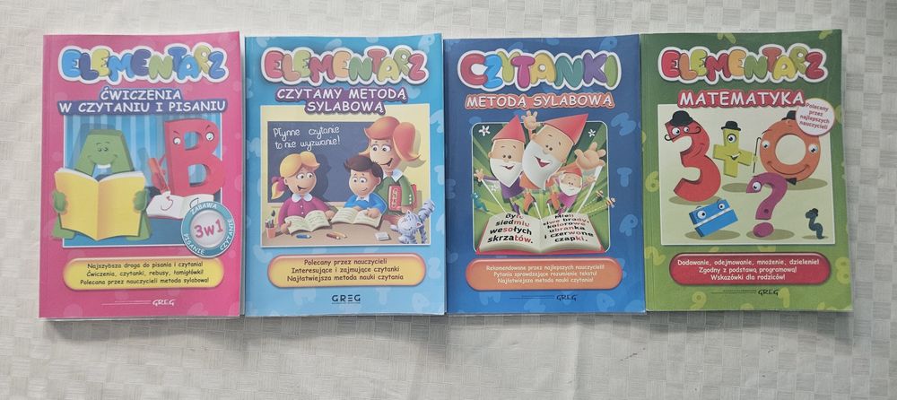 Książki do nauki czytania i liczenia