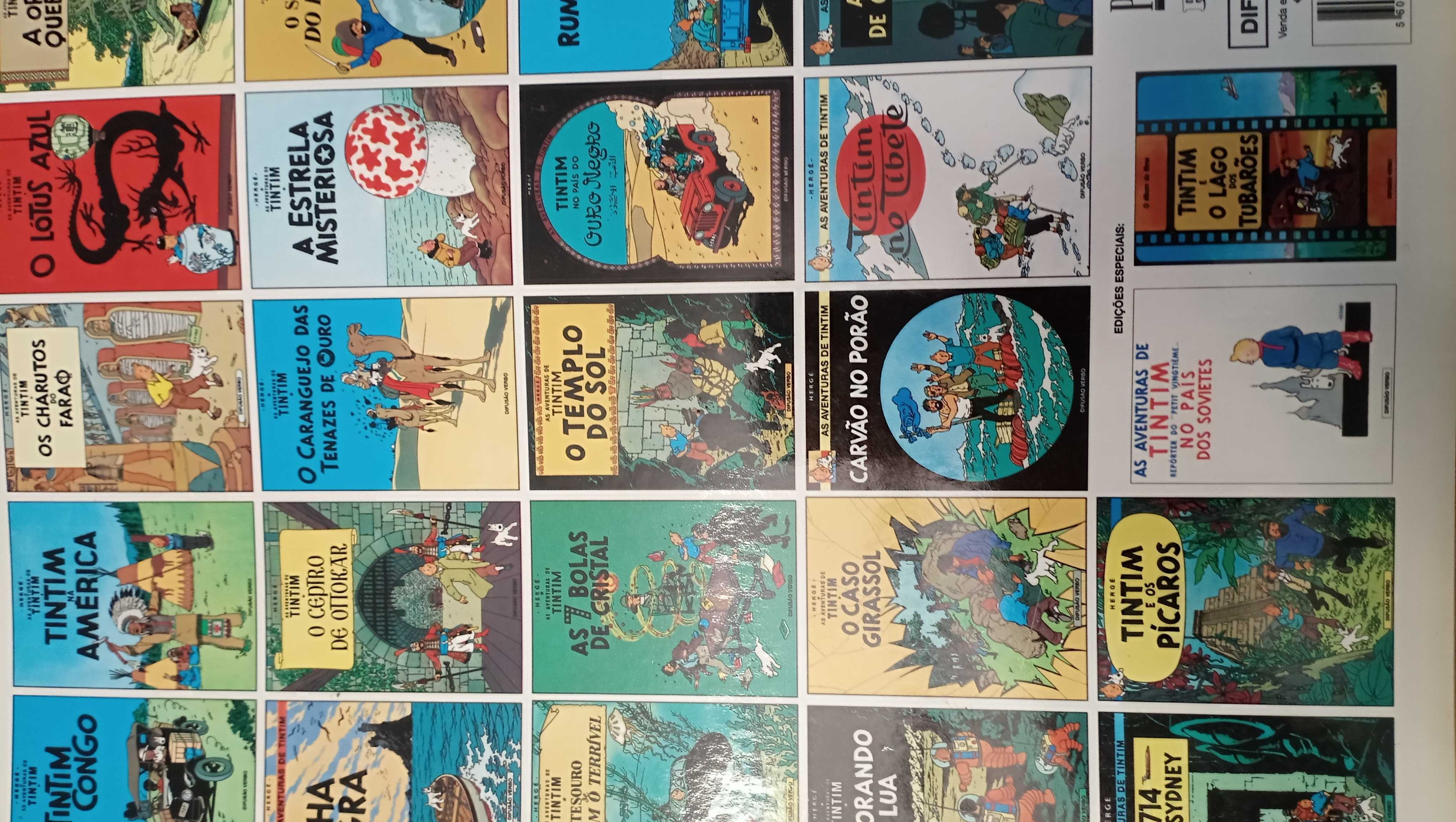 Coleção Completa Tintin. Público.