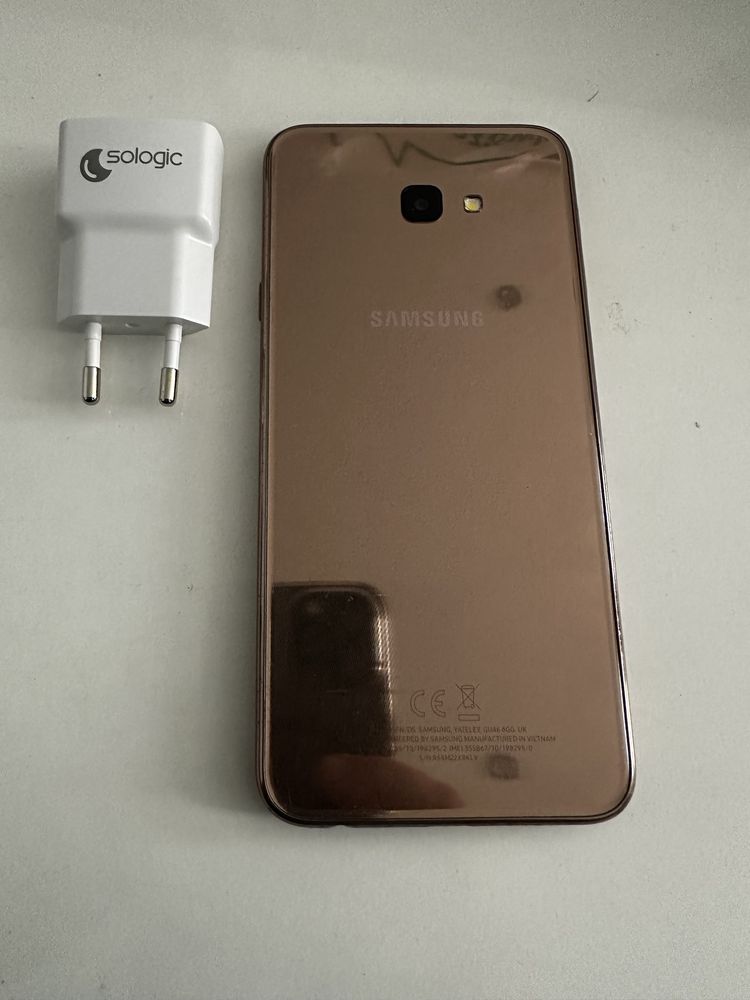 Samsung Galaxy J4+ gold z ladowarką i kablem. Bez sim