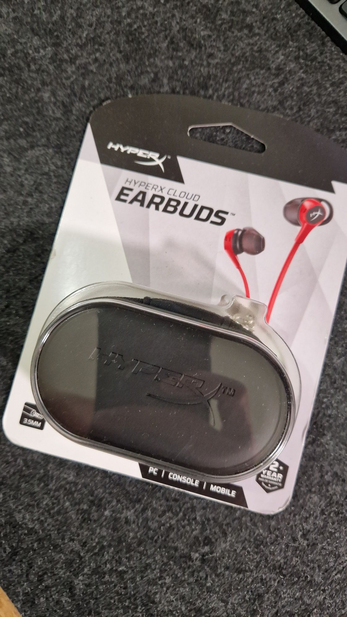 Auriculares HyperX Cloud Nintendo Black/Red - Novo/Selado