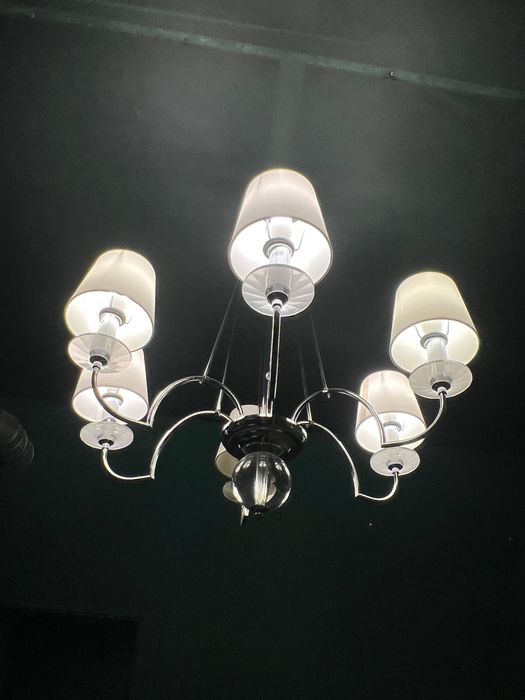 Люстра на стелю з 5 лампами