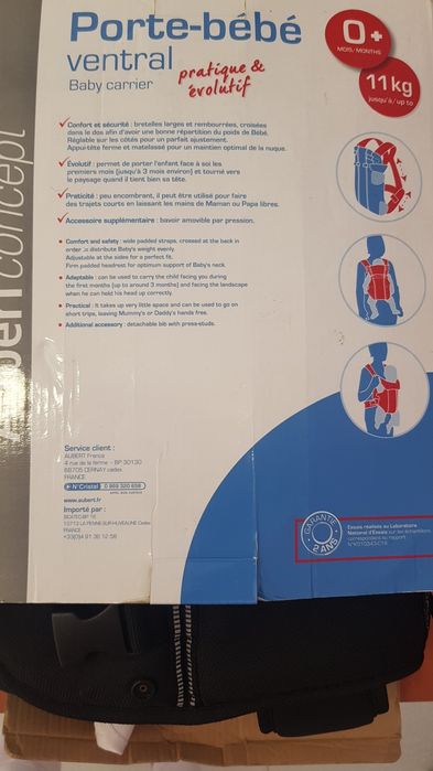 Porta bebé ventral