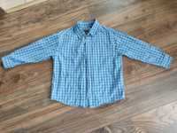 Koszula bawełniana niebieska rozmiar 134