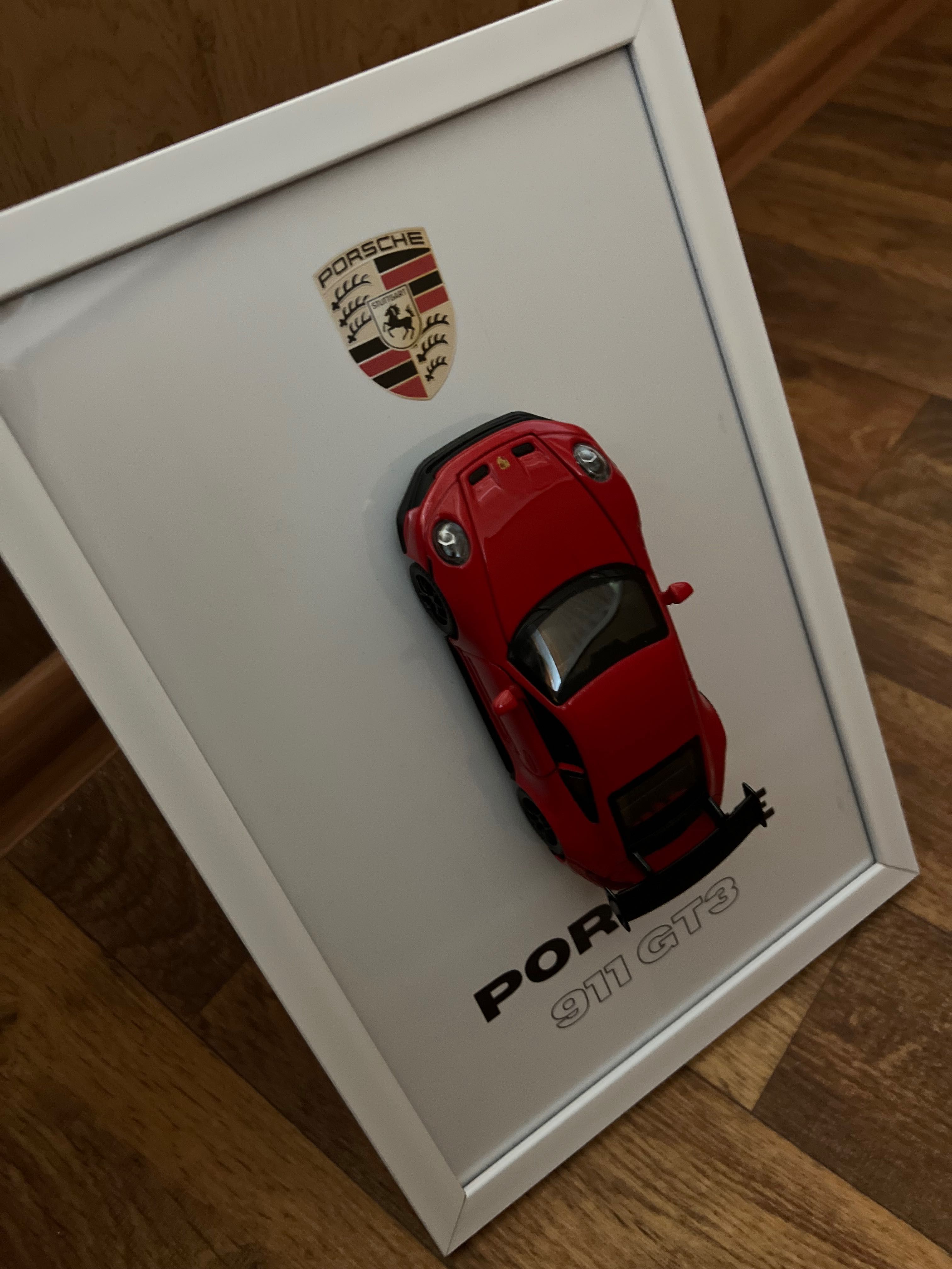 постер 3д porsche 911 gt3