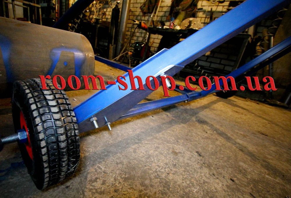 Шнековый погрузчик, транспортер, шнек, перегрузчик, с подборщиком