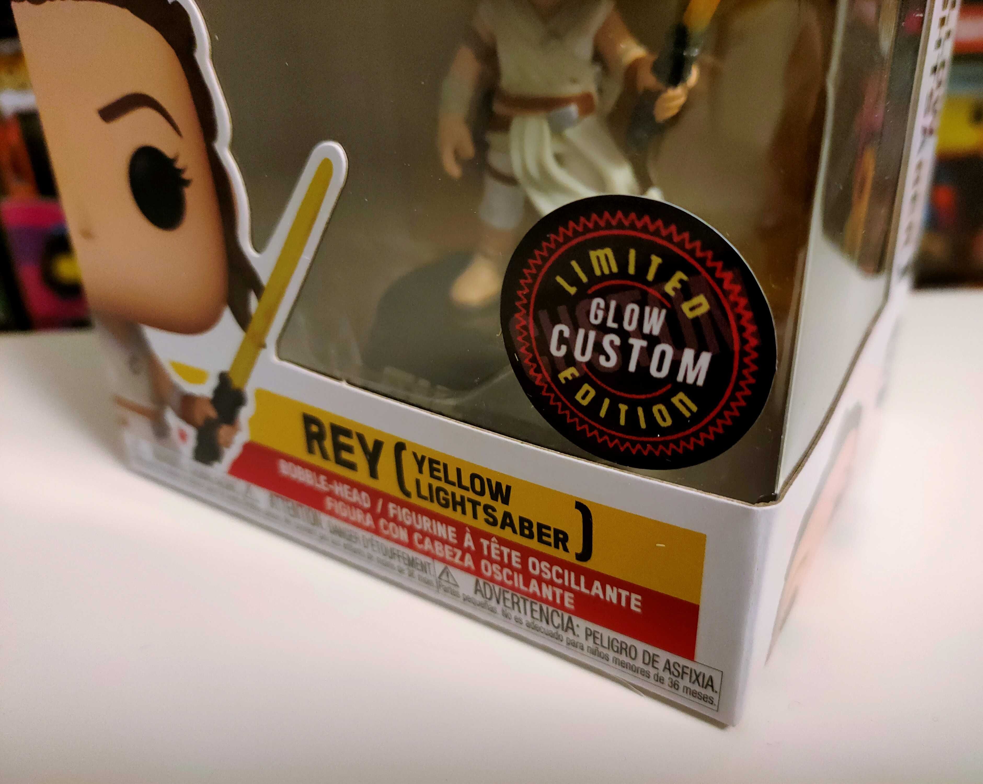 Custom POP - Rey (Yellow LightSaber) Star Wars - C-GITD #432