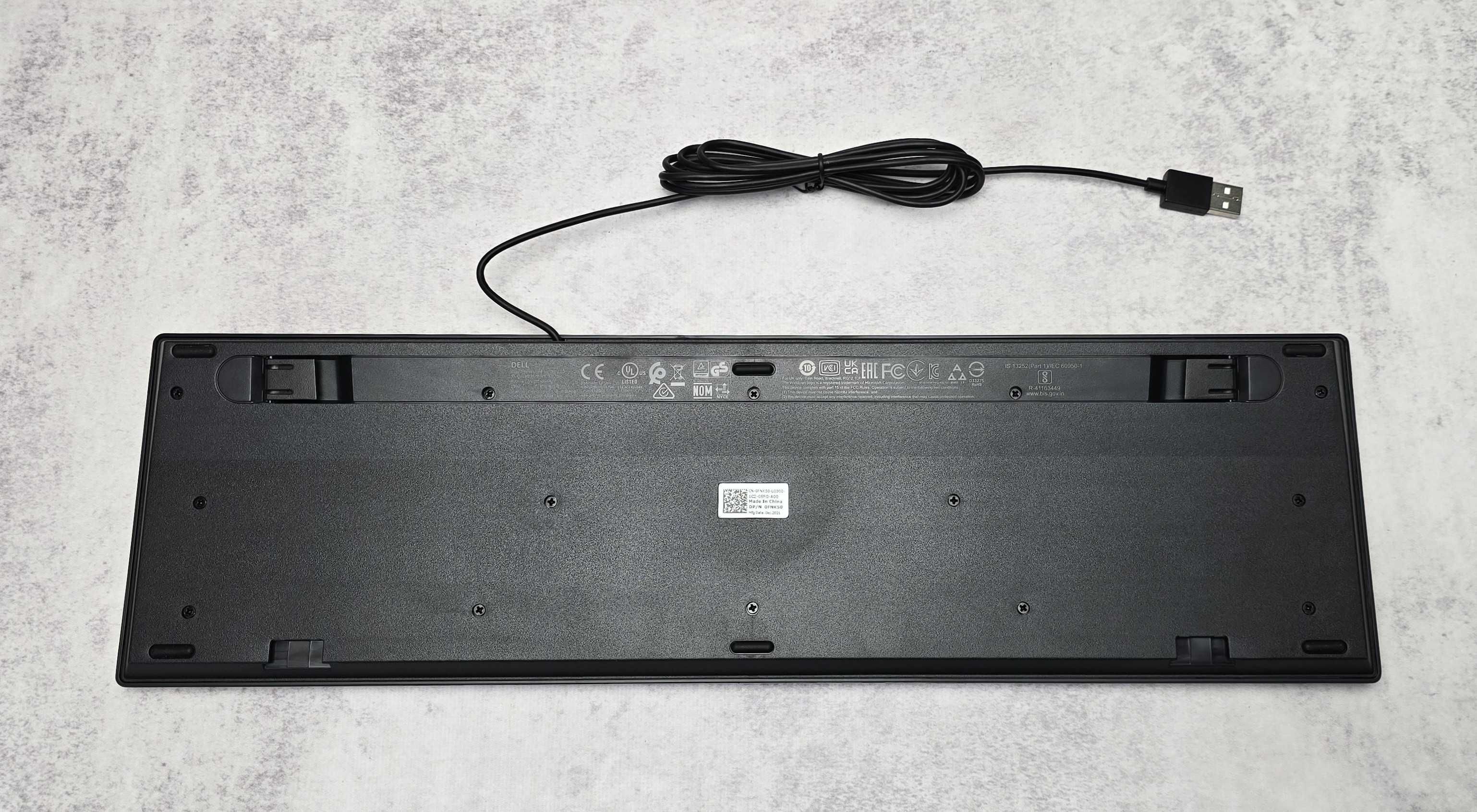 Клавіатура мультимедійна usb Dell kb216-bk-uke Нова
