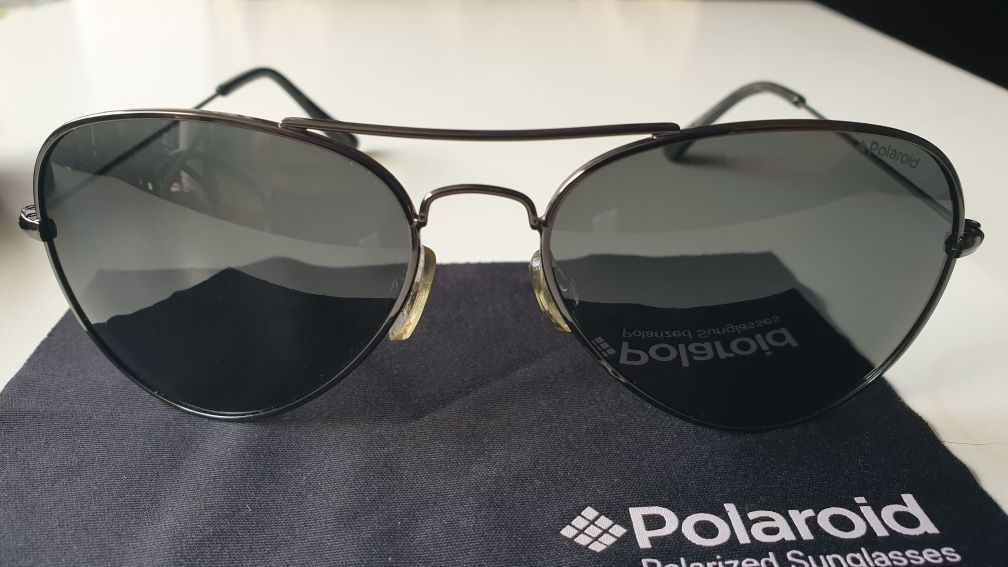 Okulary przeciwsłoneczne polaryzacyjne Polaroid aviator pilotki