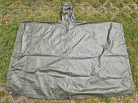 Vietnam Era US Army Poncho, Coated Nylon, OG-207