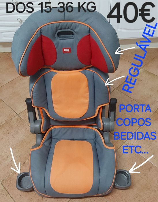 CADEIRA AUTO BEBÉ DOS 15-36KG. Casa,Viagens,Segurança,Passeio,Relaxar.