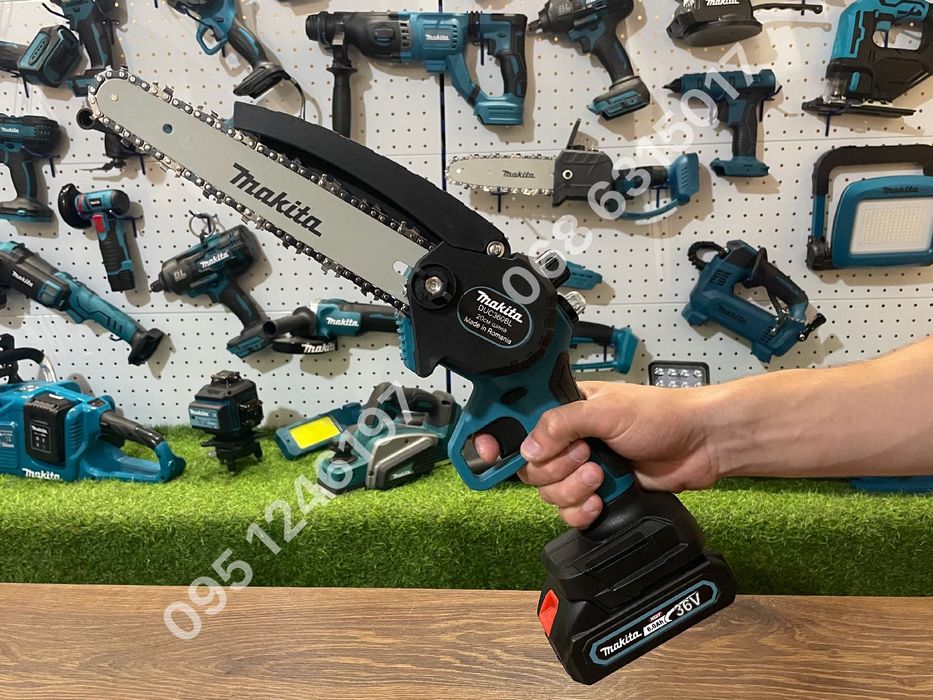 Цепная пила Makita DUC360BL 36V с маслоподачей и АКБ сучкоріз кусторіз