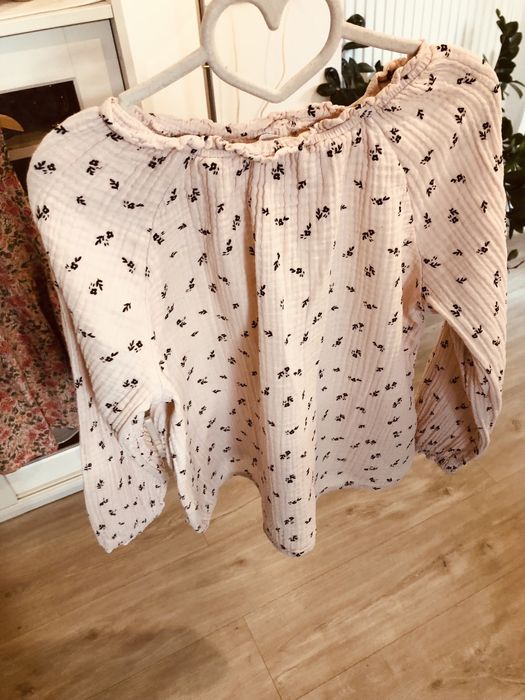 Bluzka bluzeczka muślinowa H&M - 128/134