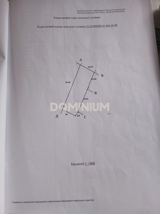 Продаж земельної ділянки