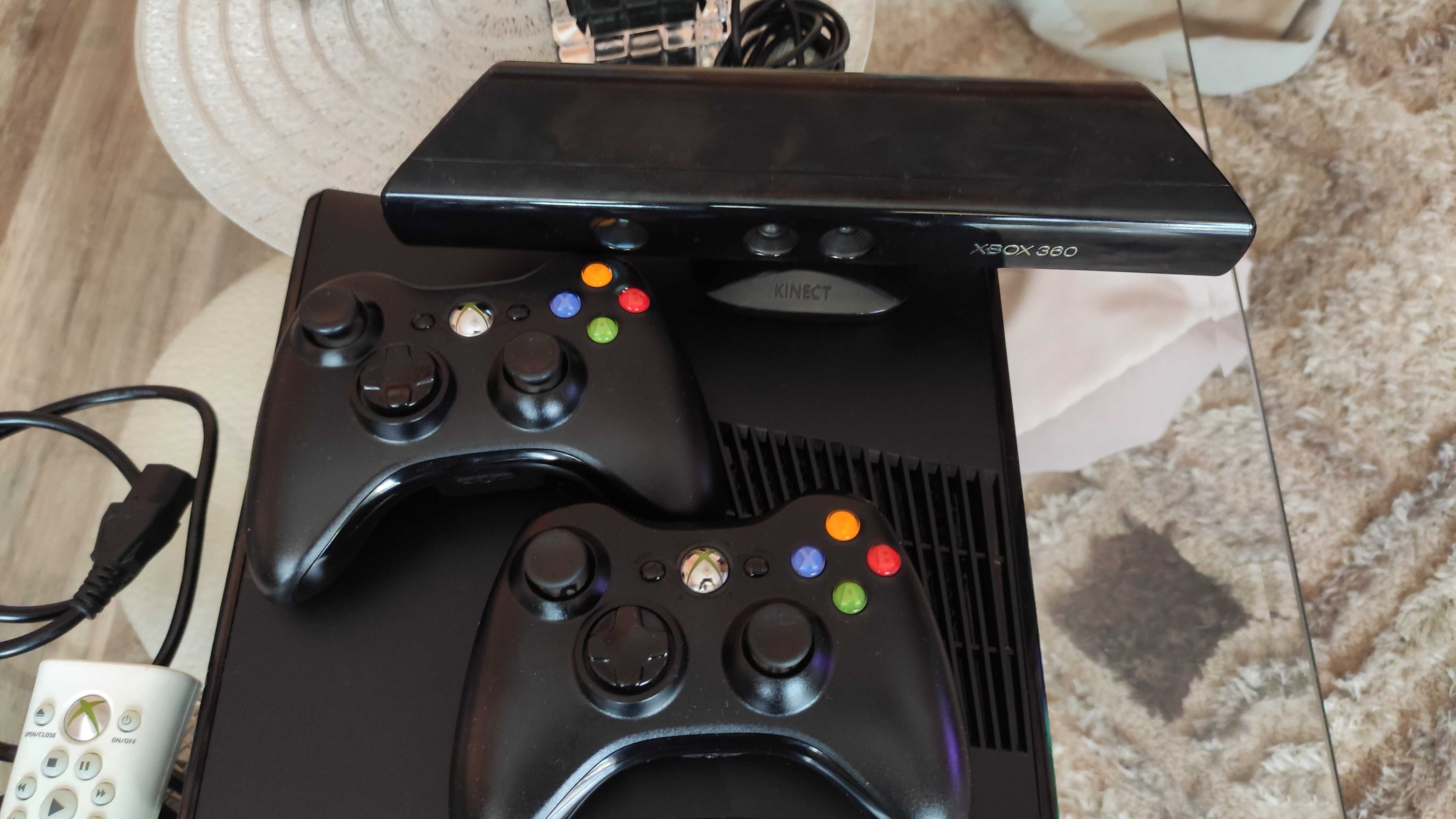 !Xbox 360 SLIM Corona ,HDD 500gb!+GRY+ 2xPad+Zasilacz+Kinect+Tablet!!