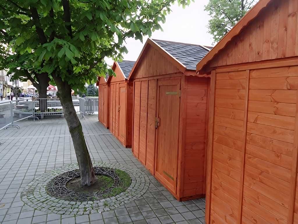 Domek handlowy 1 drewniany kiosk sklepik producent
