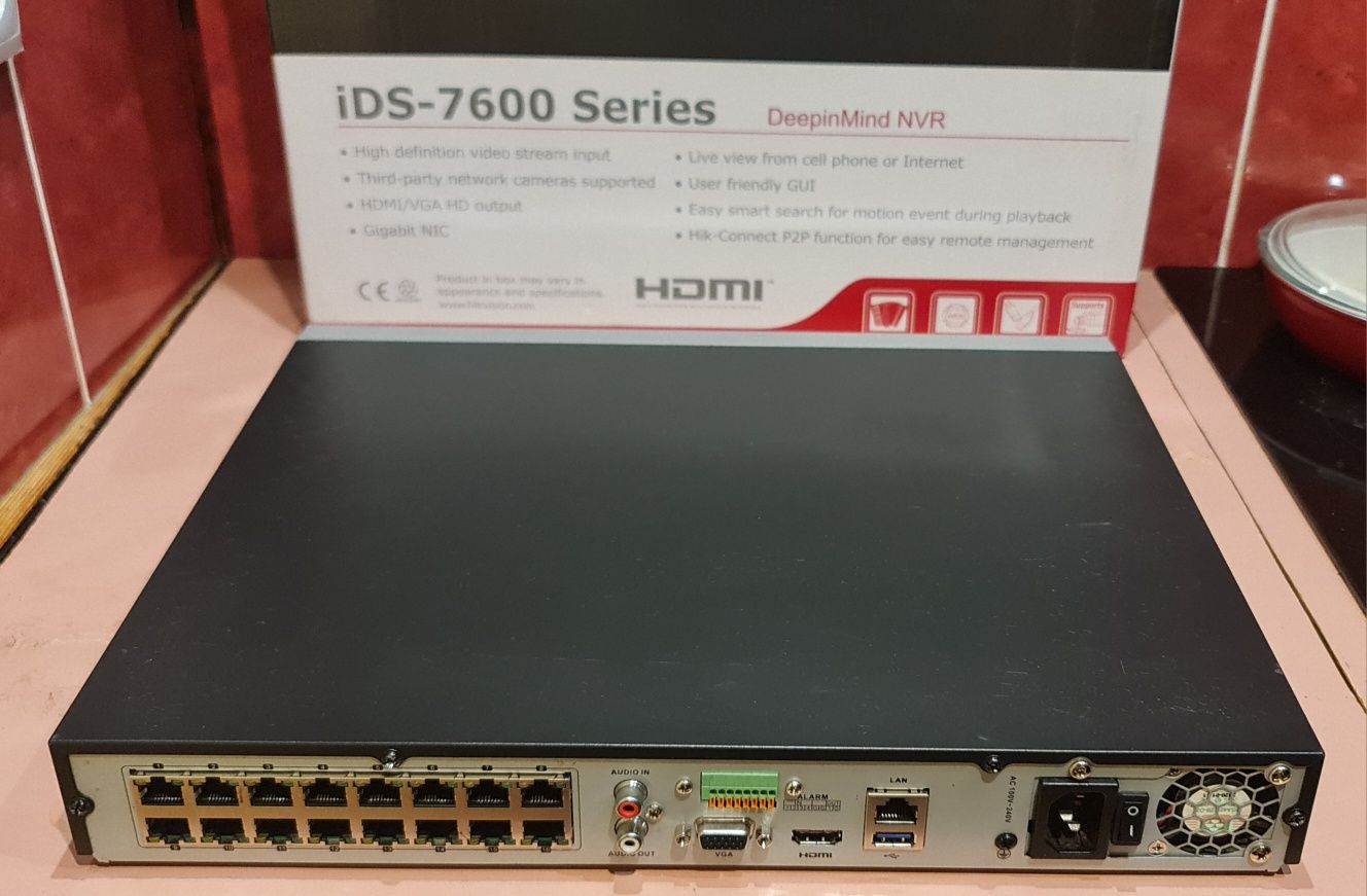 Відеореєстратор HIKVISION DS-7616NI-K2/16p