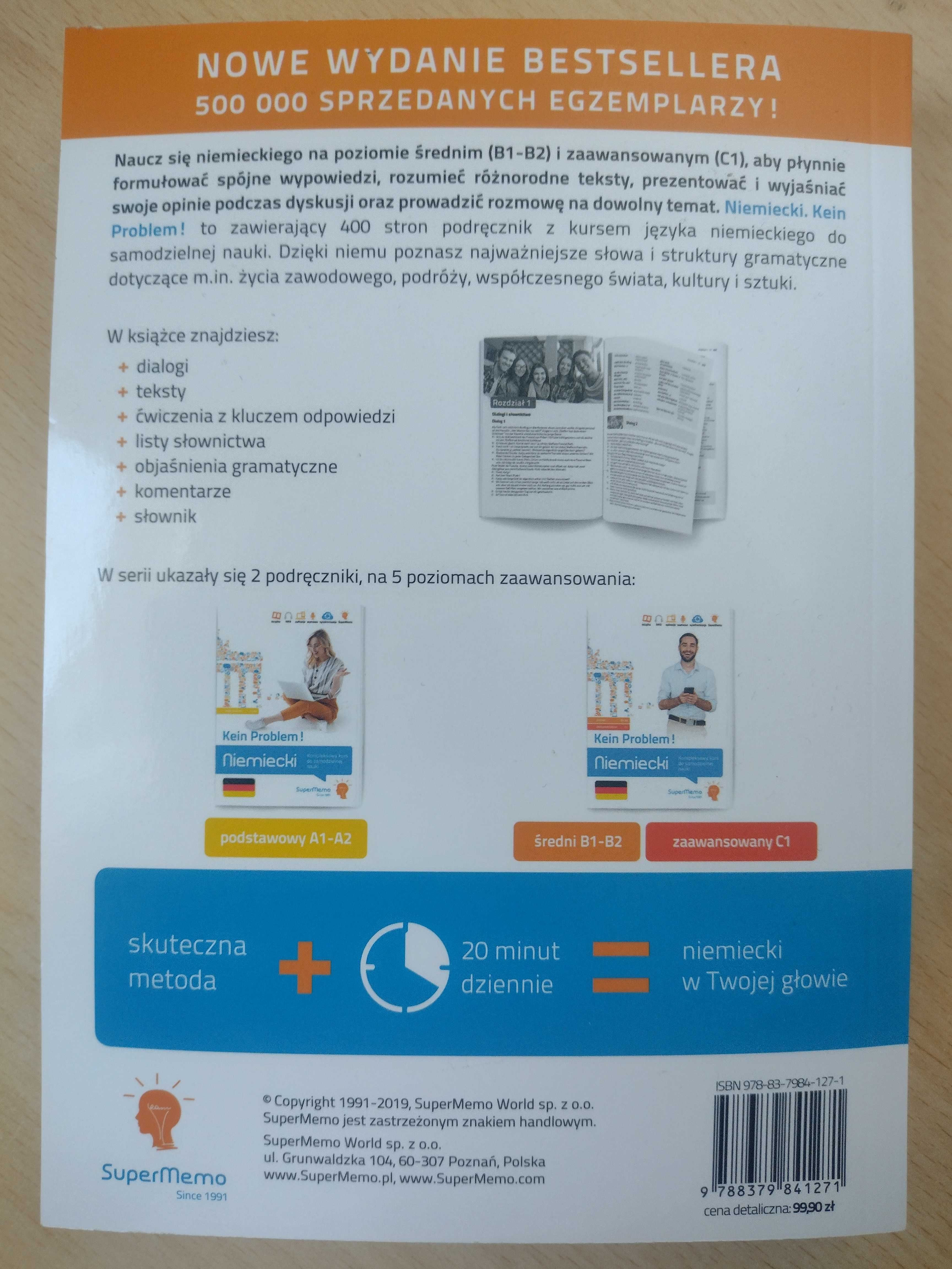 Supermemo niemiecki kurs językowy książka+portal językowy B1-C1