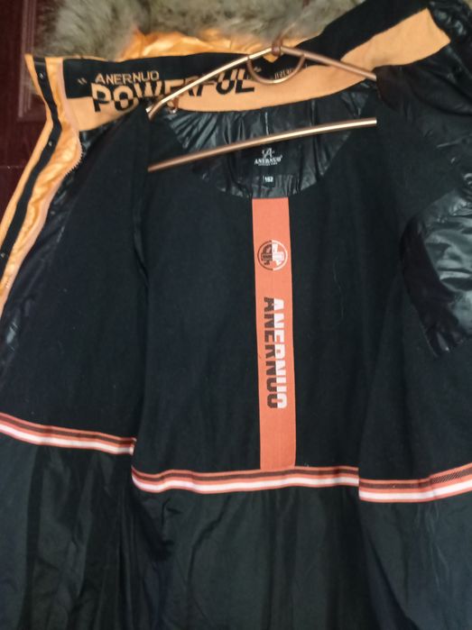 Зимове пальто, довга курточка на дівчинку