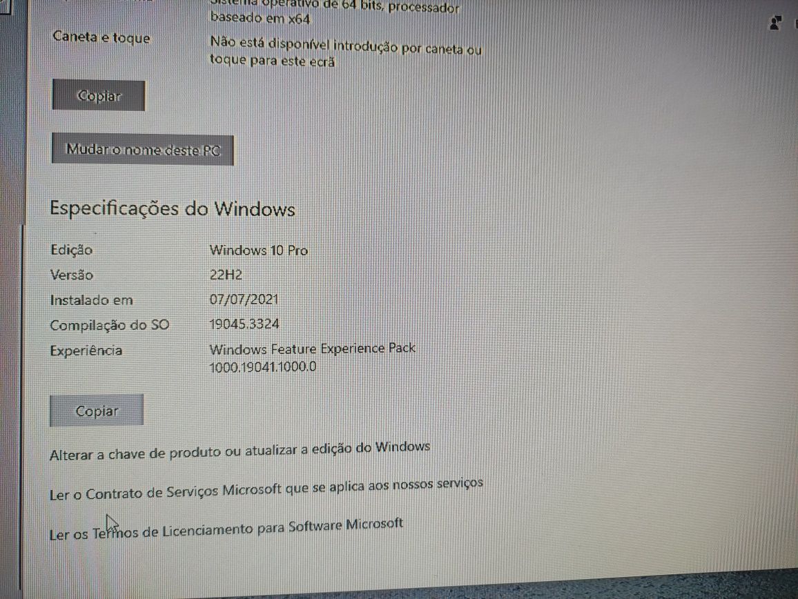 Computador  de Secretária