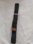 Pasek makramowy handmade grafit 100cm