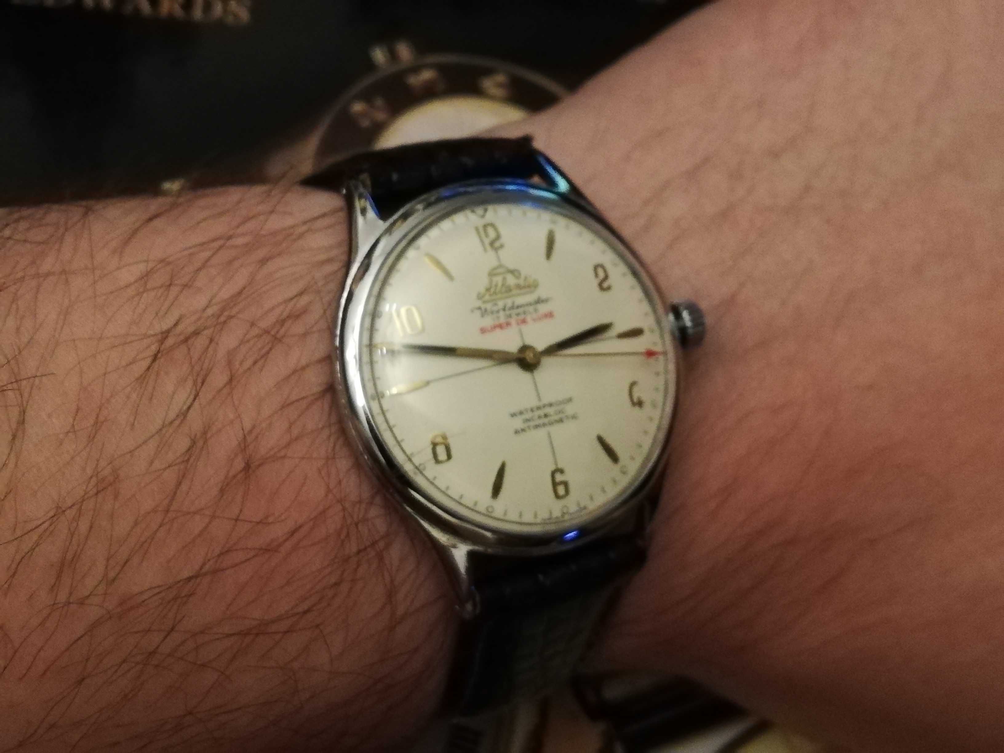 Oferuję męski zegarek Atlantic Worldmaster Super De Luxe po renowacji