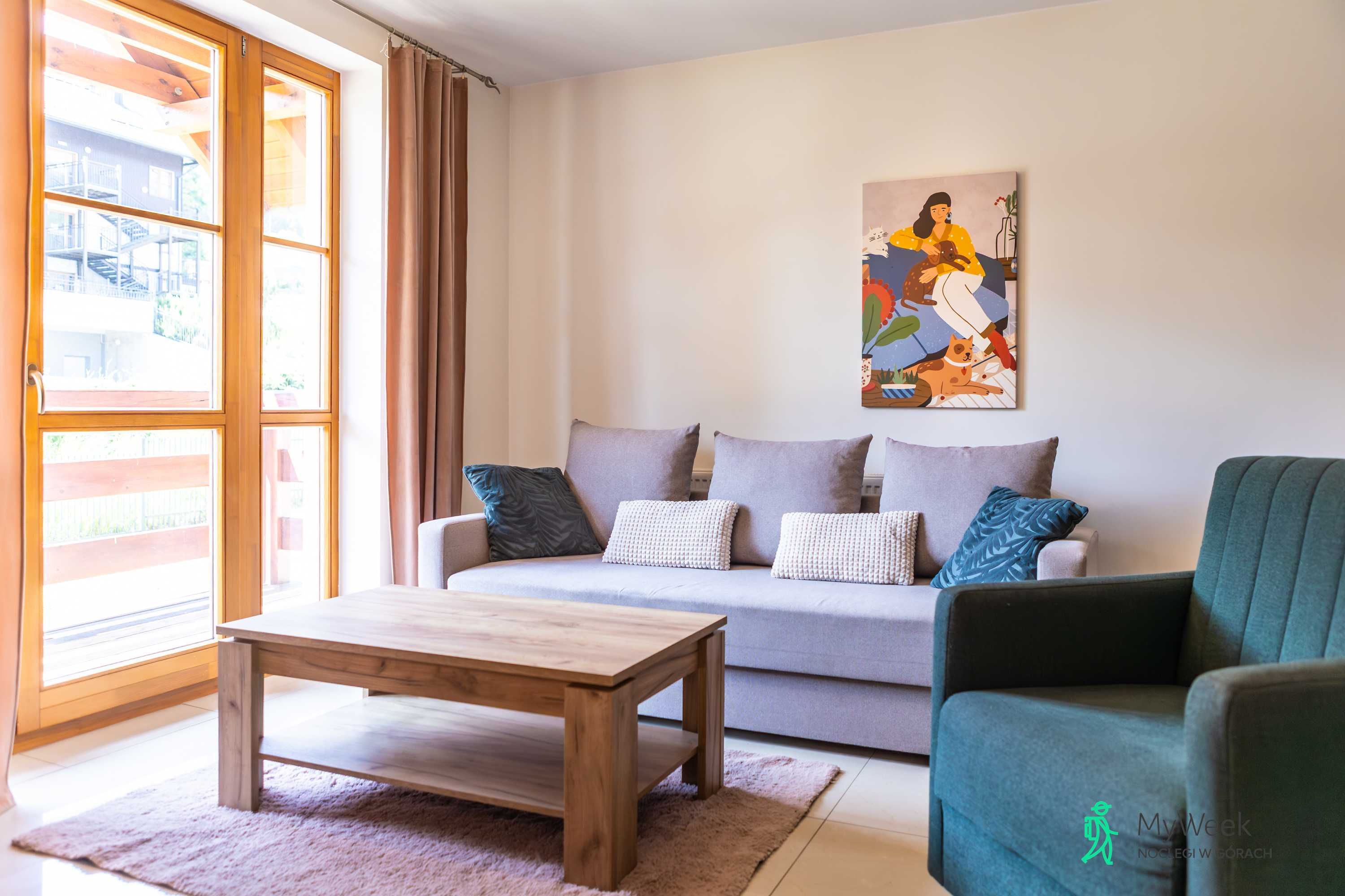 Apartament w Karpaczu z kominkiem