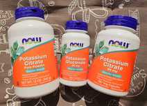 Now Foods калій калий цитрат глюконат Potassium Citrate glyconate