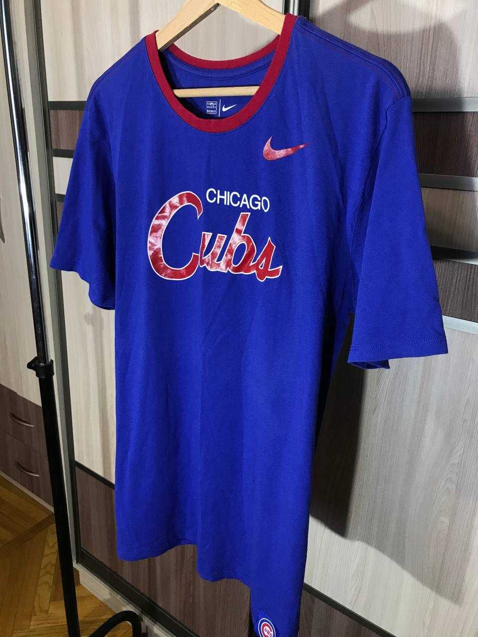 Футболка Nike Chicago Cubs оригинал M-L Dri-Fit