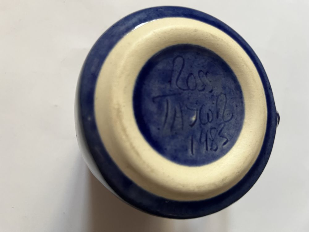 Kufel żeglarski ceramiczny o nietypowym kształcie BYC 1983