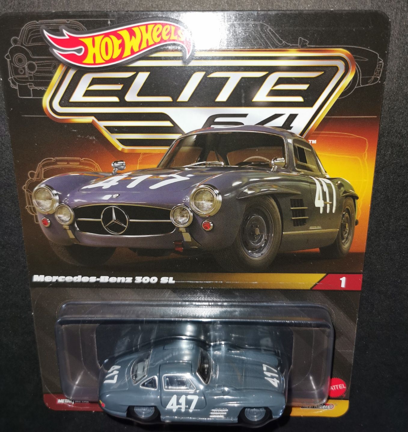 Hot wheels mercedes 300 SL elite z protektorem