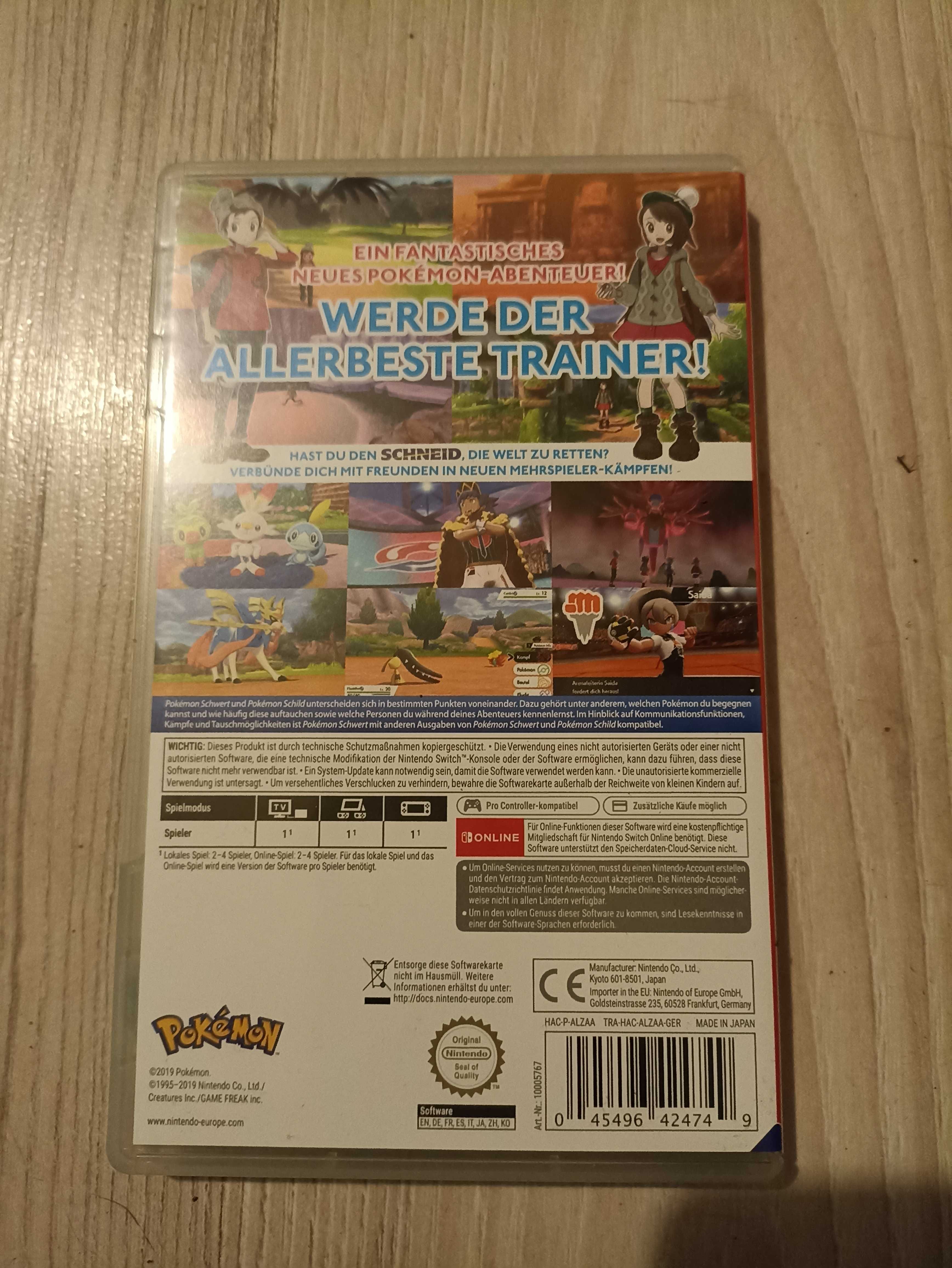 Gra Nintendo Switch Pokemon Sword / możliwa ZAMIANA