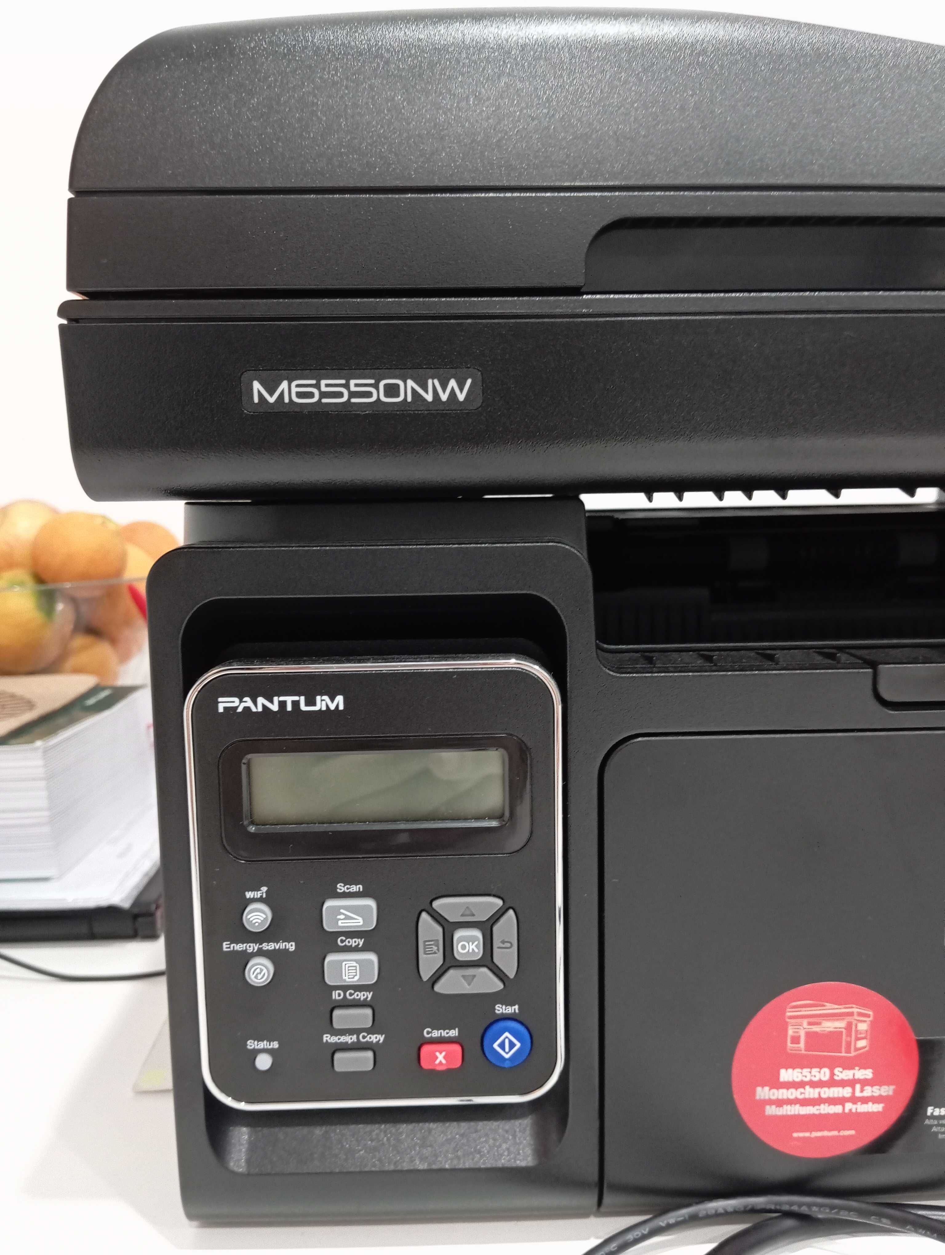 Impressora e digitalizadora multifunções PANTUM  M6550NW, como nova