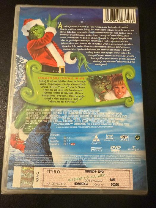 DVD Grinch - Jim Carrey