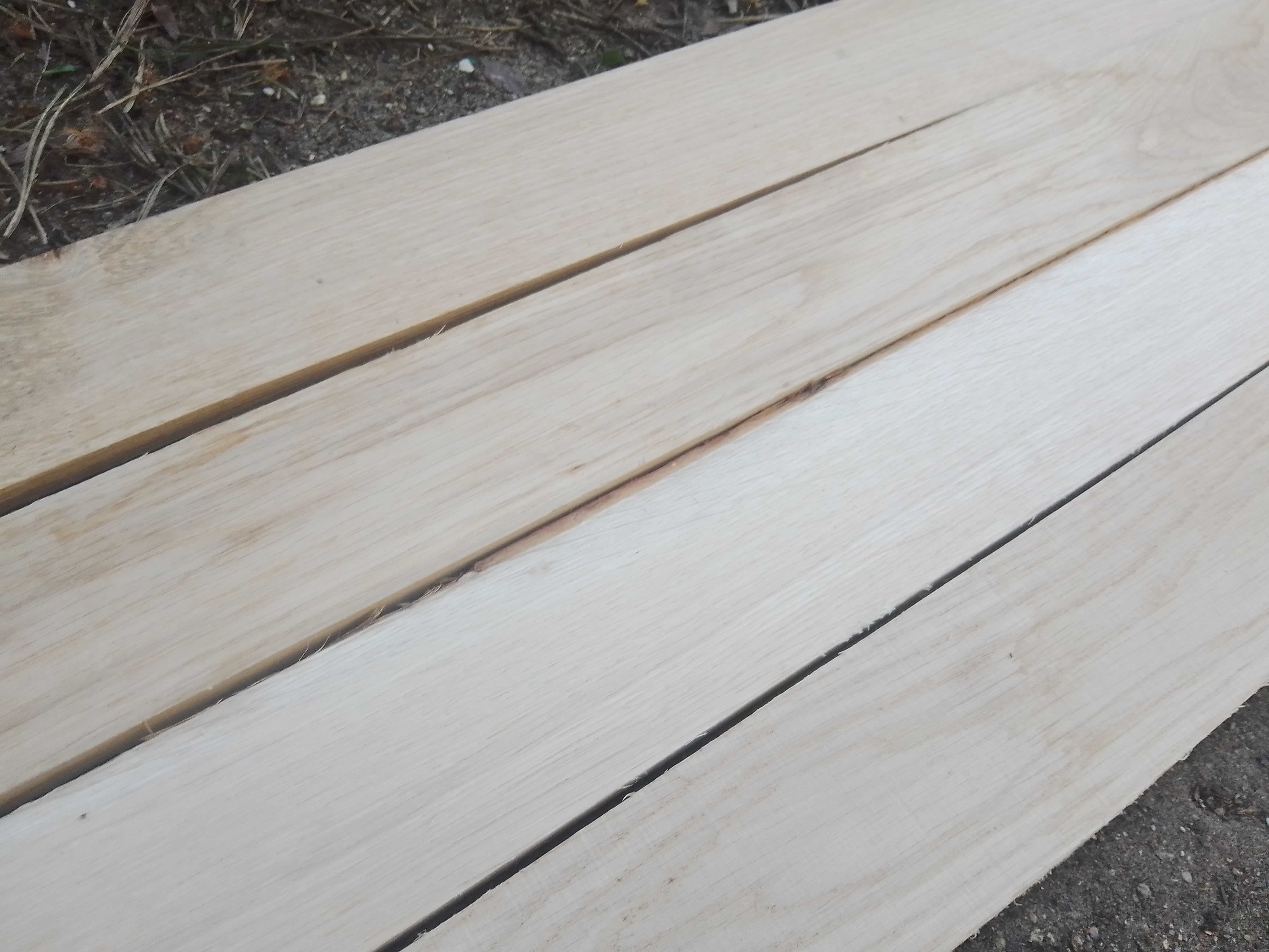 Dębowa deska heblowana 130 cm  Lamele, wysyłka