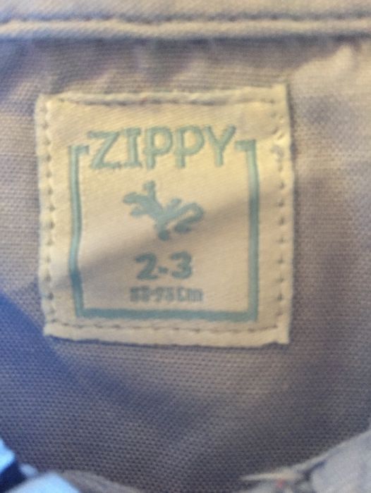 Camisa zippy 2-3 anos azul menina