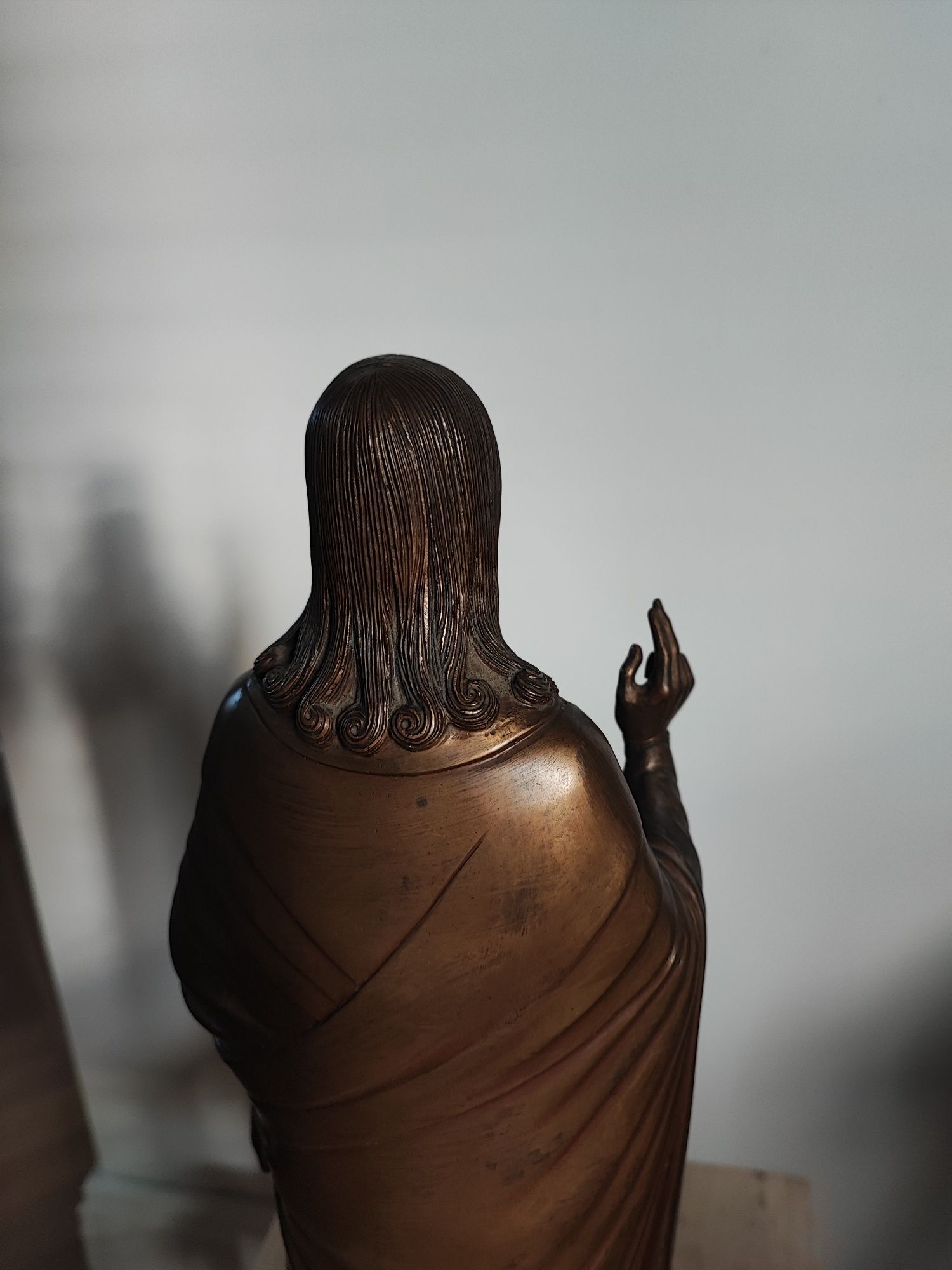 Jezus Chrystus figura z brązu duża