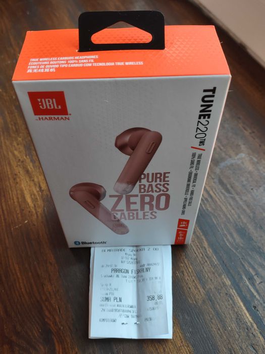 Słuchawki JBL Tune 220TWS bluetooth, bezprzewodowe