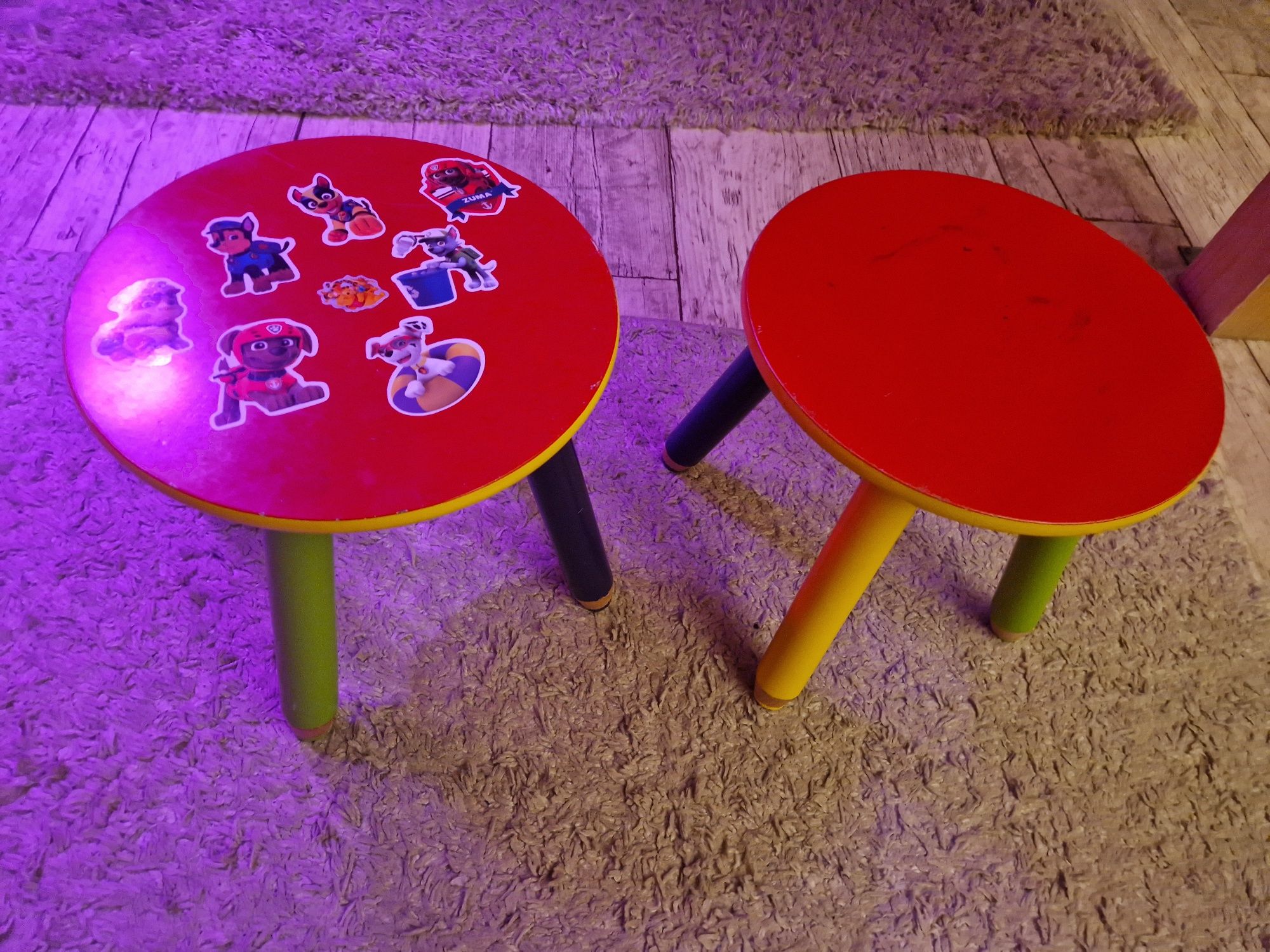 Stolik kritter ikea +półka wiszaca