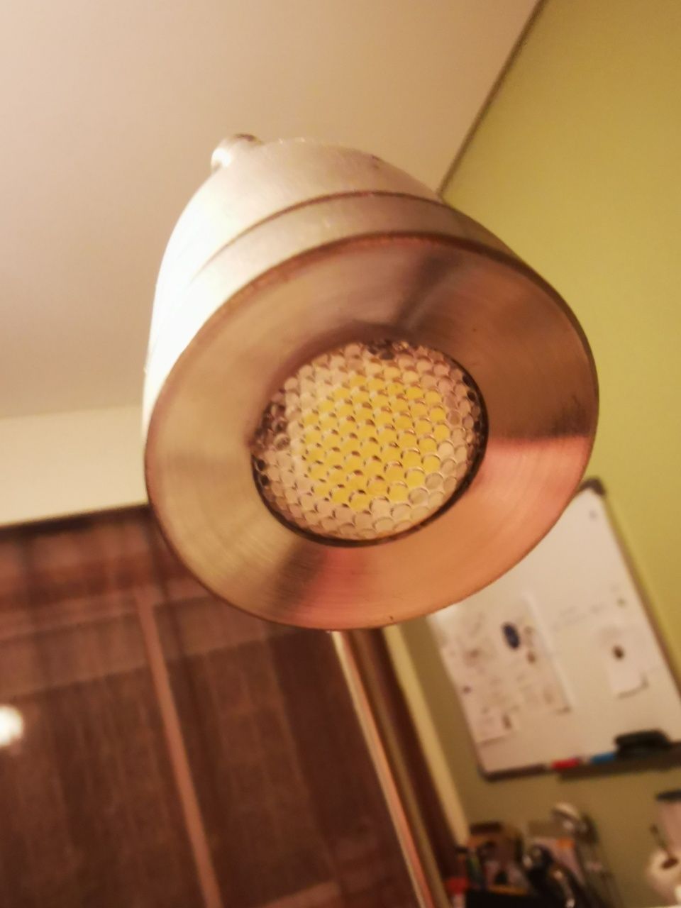 Candeeiro de pé de escritório ou sala leitura led em inox