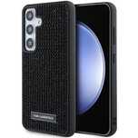Etui Karl Lagerfeld Rhinestone Metal Logo na Samsung Galaxy S24+ - cza