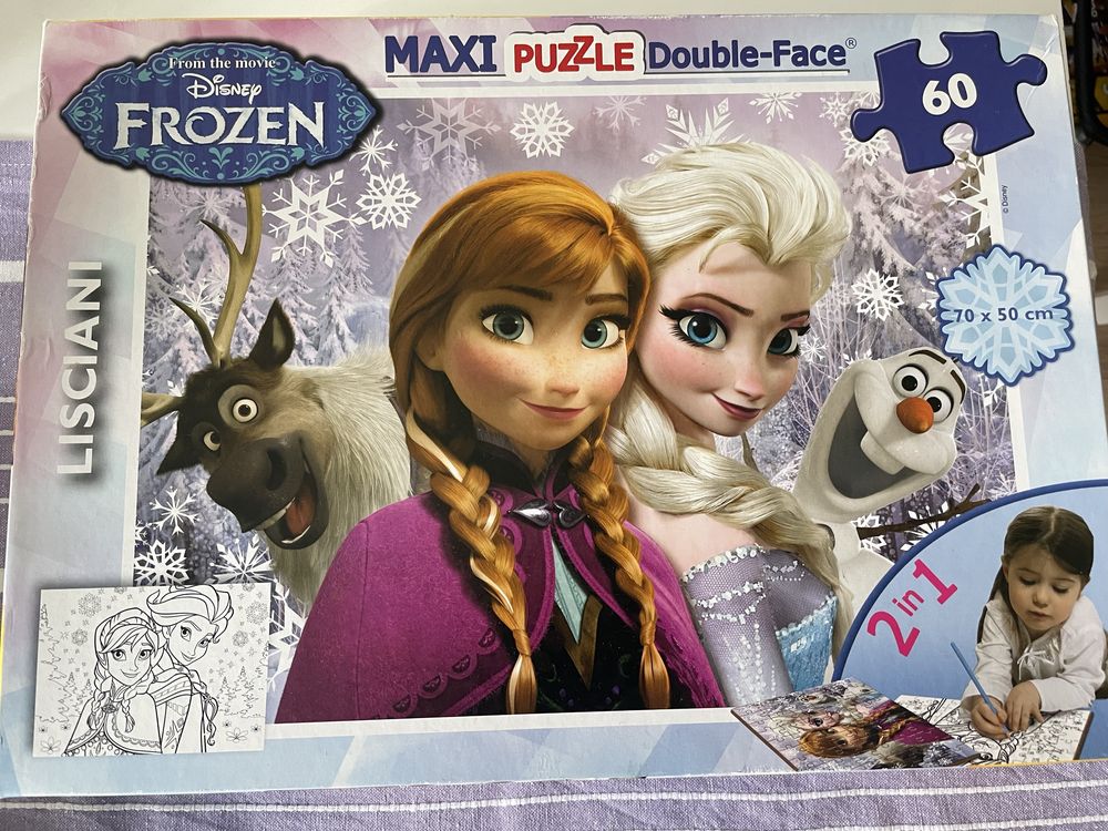 Puzzle Frozen, Disney, Kraina Lodu