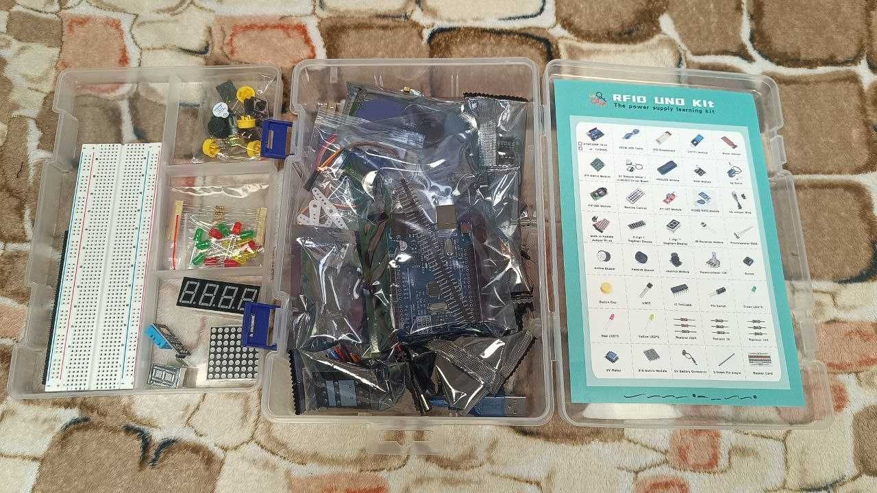 Обучающий набор програмирования Arduino Starter на базе Uno R3 ардуино