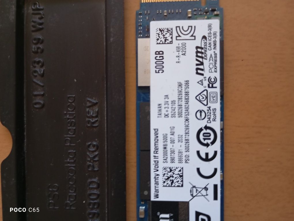 SSD диск Kingston a2000m8/500g