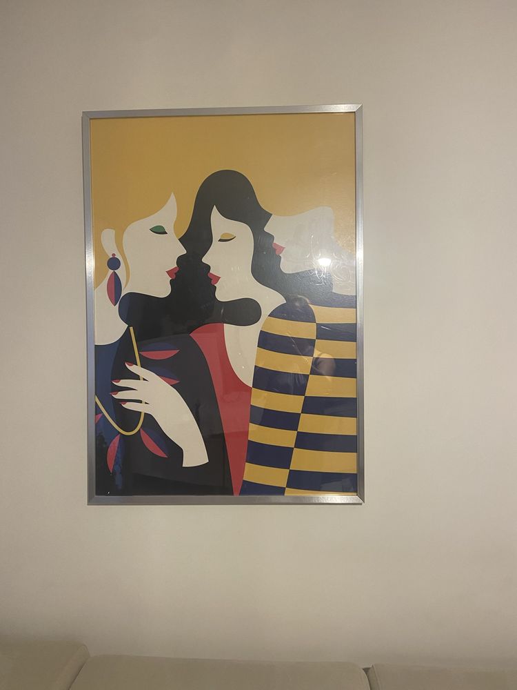 Obraz na pilsni Trzy kobiety 70x100 cm