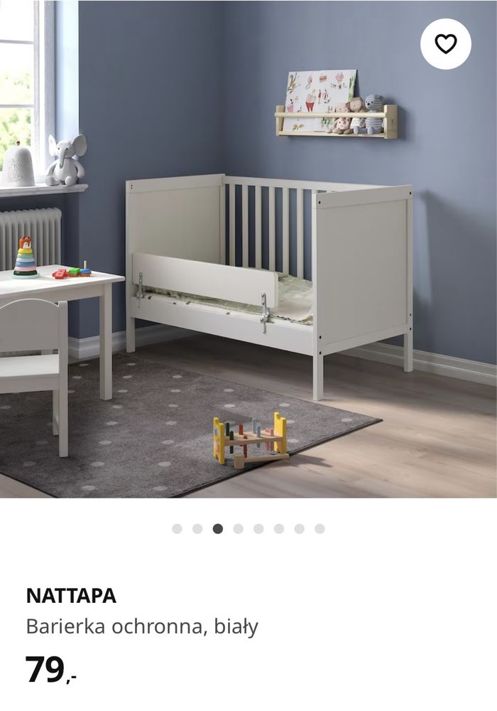 Barierka do lozka ikea nattapa