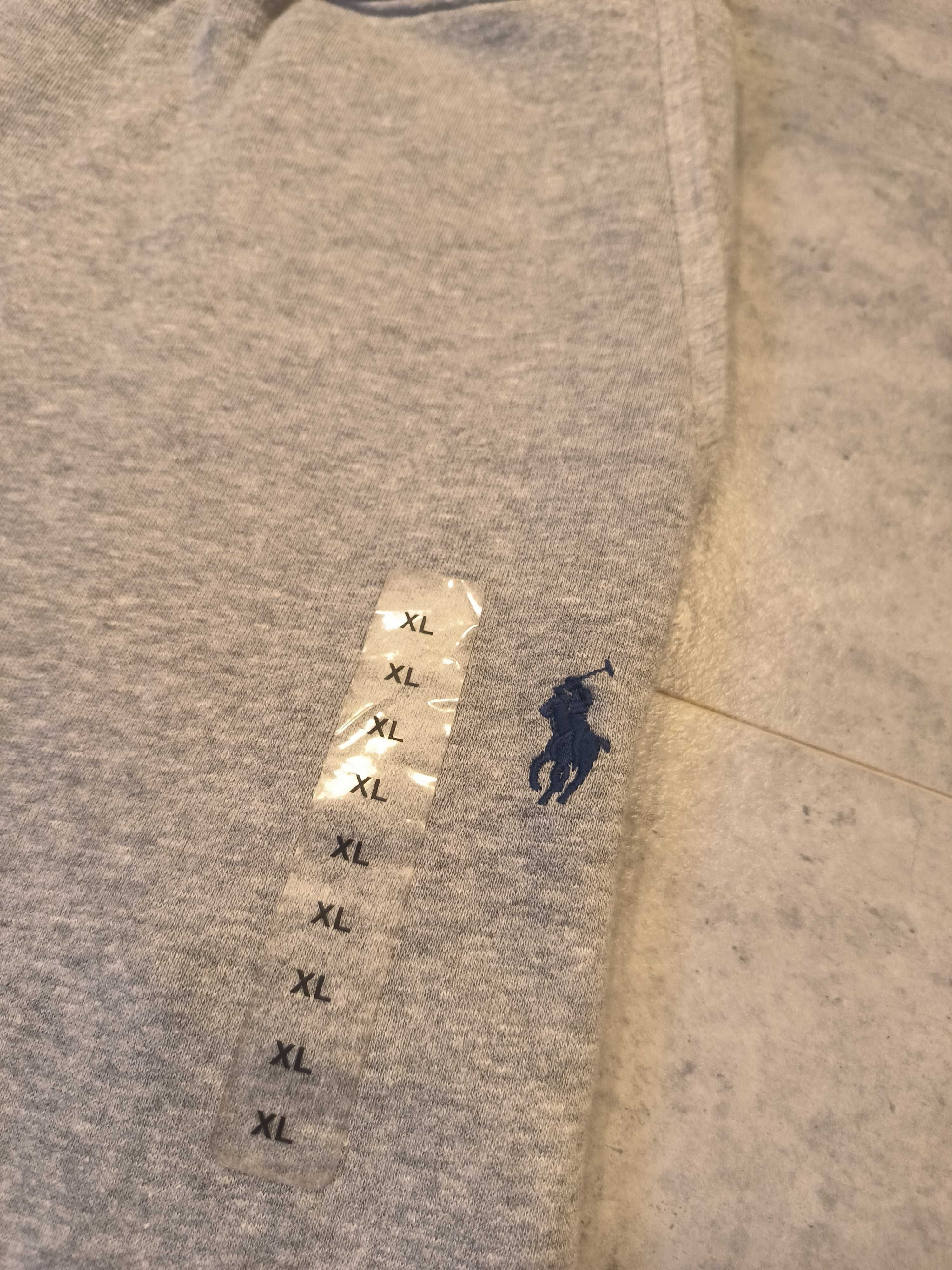 Spodnie Dresowe Dresy Ralph Lauren RL Polo Nowe z Metkami Szare Logo